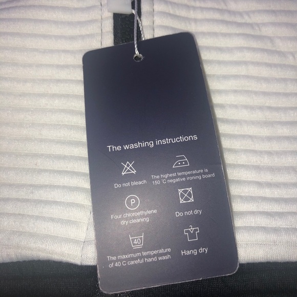 NWT A0W07S Black and White Men’s Jacket - Picture 7 of 12